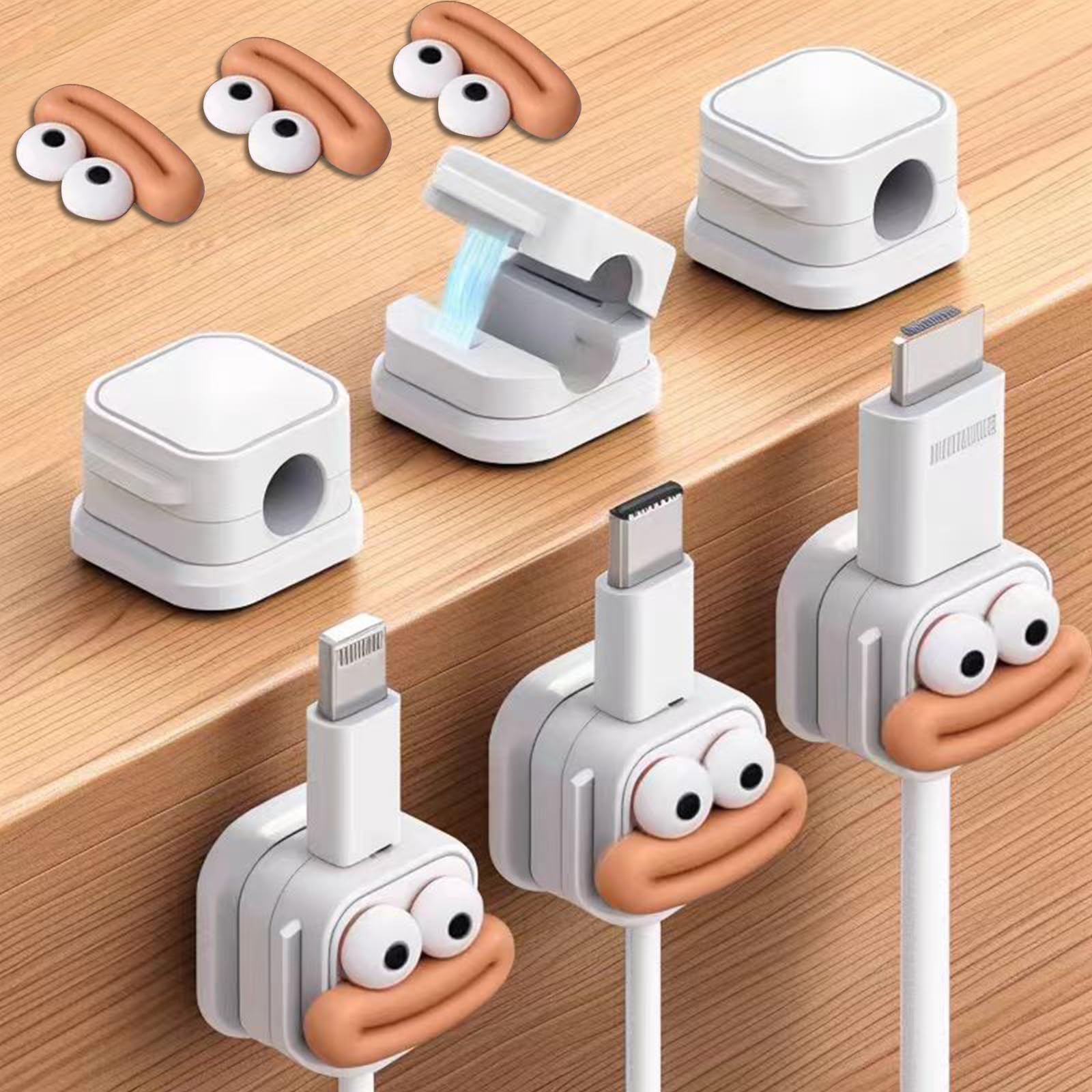 Amazon.co.jp: 磁気ケーブルクリップ コードホルダー 6個パック